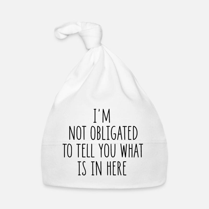 Lustiger sarkastischer Slogan Baby Bio-Mütze