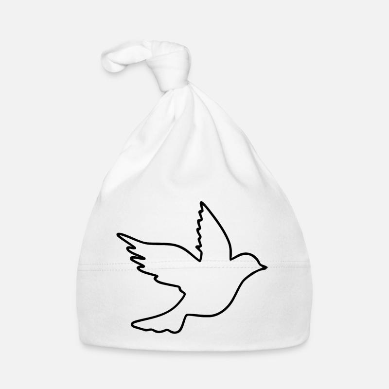 Friedenstaube Baby Bio-Mütze