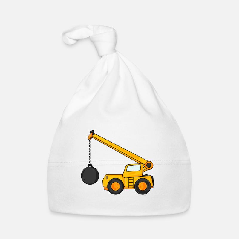 Demolition crane Organic Baby Cap