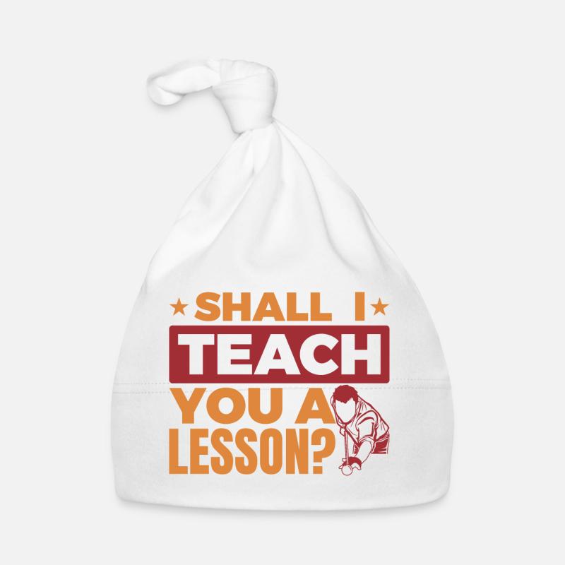 Witziger Billard Spruch Baby Bio-Mütze