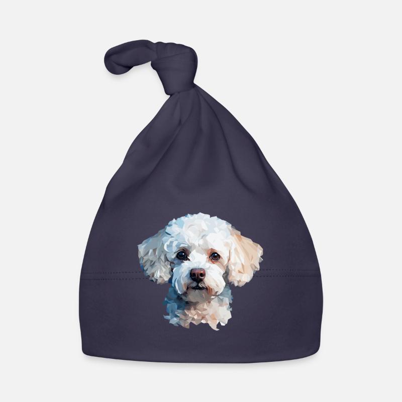 Conception de polygones caniche Bonnet bio Bébé