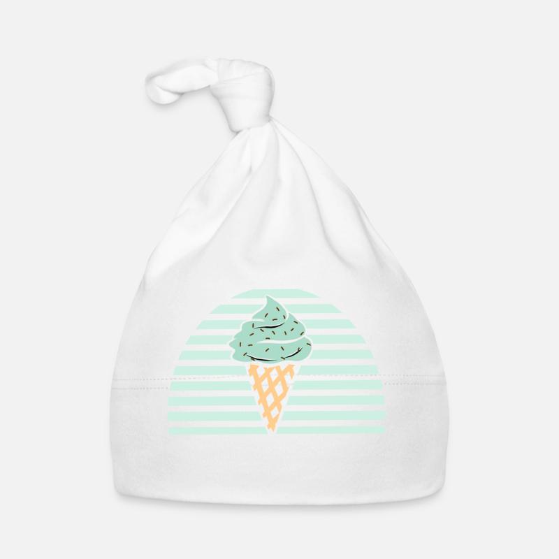 Minz Schoko Chip Eis Ist Leben Baby Bio-Mütze