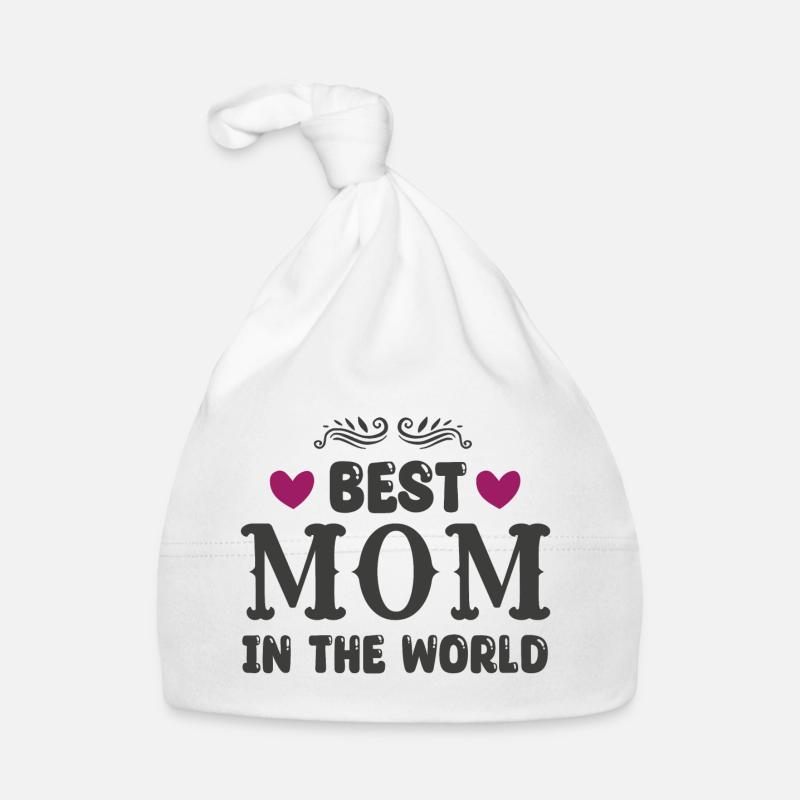 Beste Mama der Welt Baby Bio-Mütze