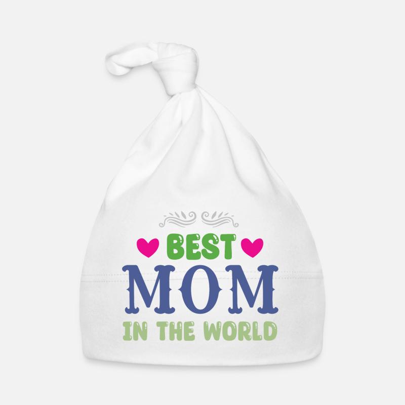 Beste Mama der Welt Baby Bio-Mütze