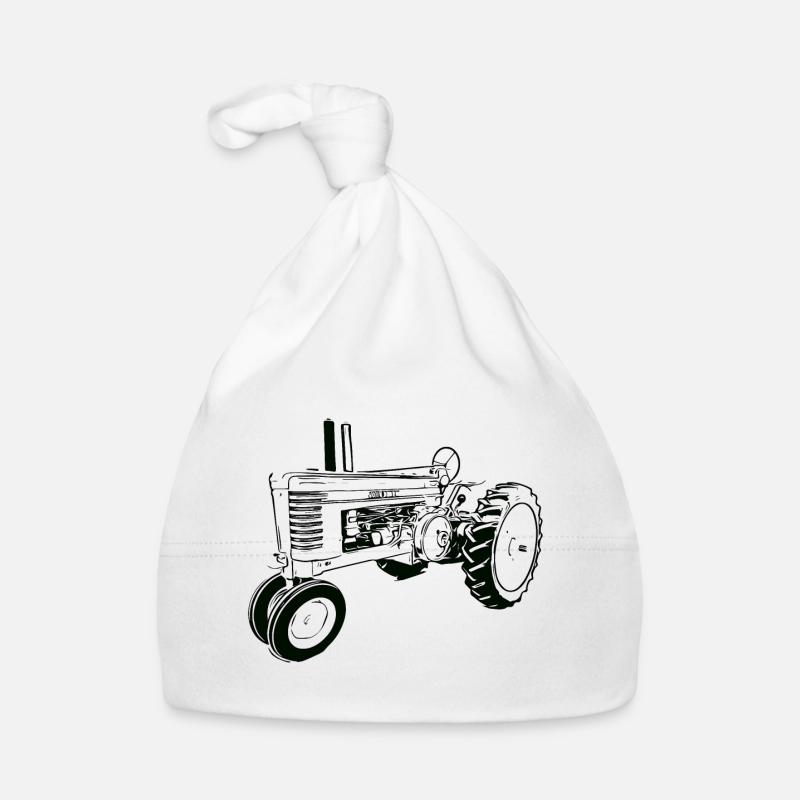 Model A Traktor Baby Bio-Mütze