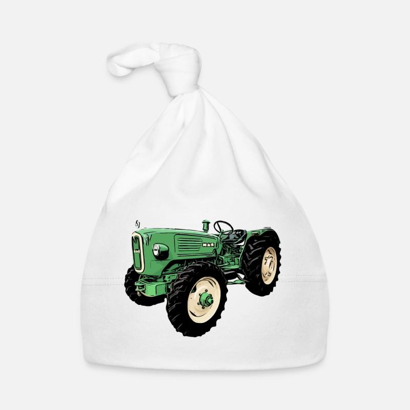 man Ackerdiesel Allrad 4N2 Traktor Baby Bio-Mütze