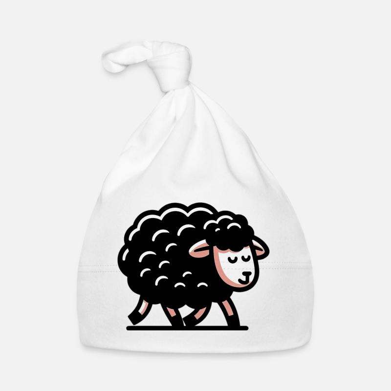 Mouton noir Bonnet bio Bébé