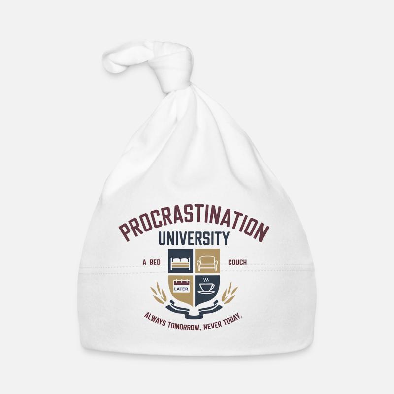Université de la procrastination - Procrastination Desig Bonnet bio Bébé