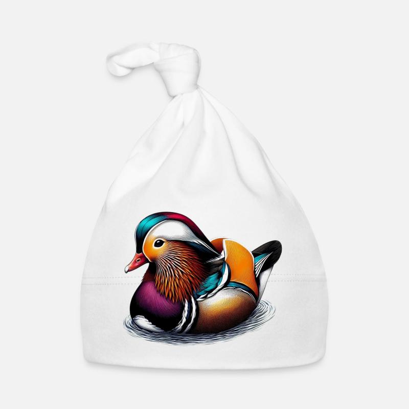 Mandarin duck Organic Baby Cap