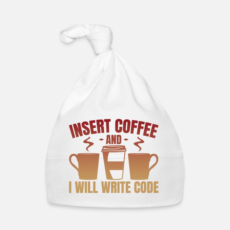 Jetez du café et écrivez du code Bonnet bio Bébé
