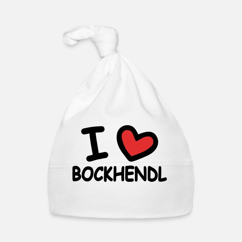 I Love Bockhendl Backhendl Organic Baby Cap
