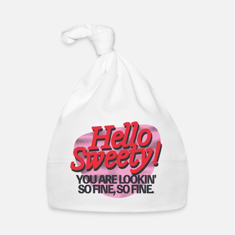 Hello Sweety! – Flirty Retro Vibes Organic Baby Cap