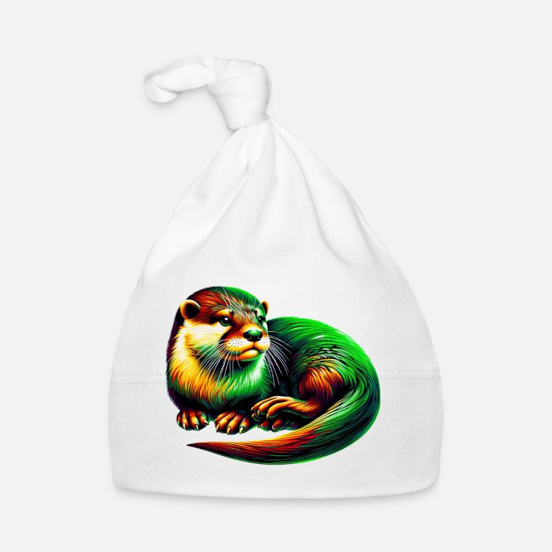 Otter Organic Baby Cap