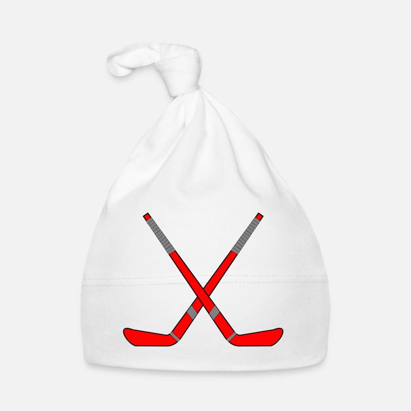 Bâtons de hockey croisés Bonnet bio Bébé
