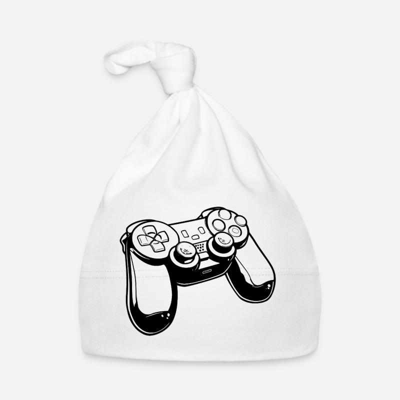 Gaming Controller Zeichnung Baby Bio-Mütze