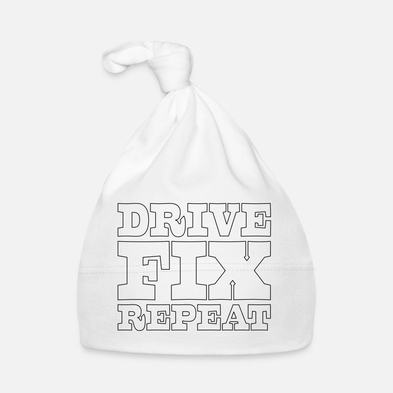 45 Drive Fix Repeat Organic Baby Cap
