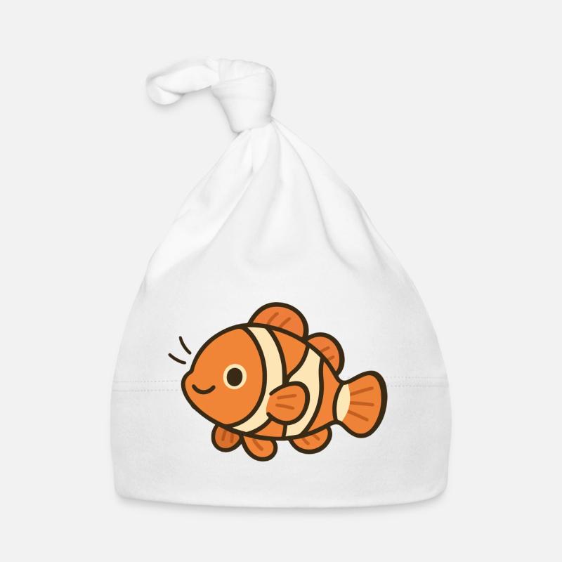Anemonenfisch - Fröhlicher Riffbewohner Baby Bio-Mütze