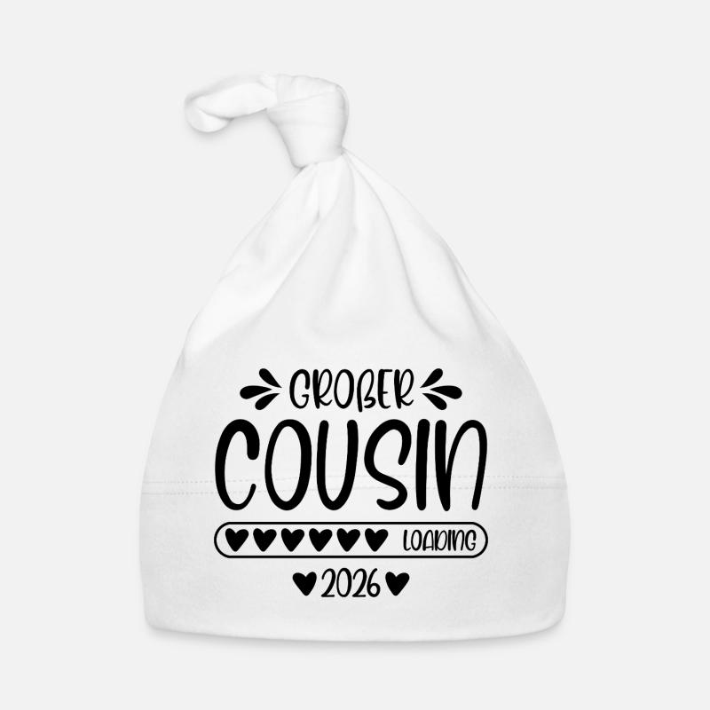 Großer Cousin 2026 loading Baby Bio-Mütze