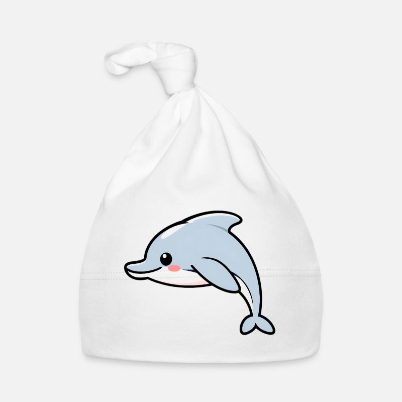Delfin Baby Bio-Mütze