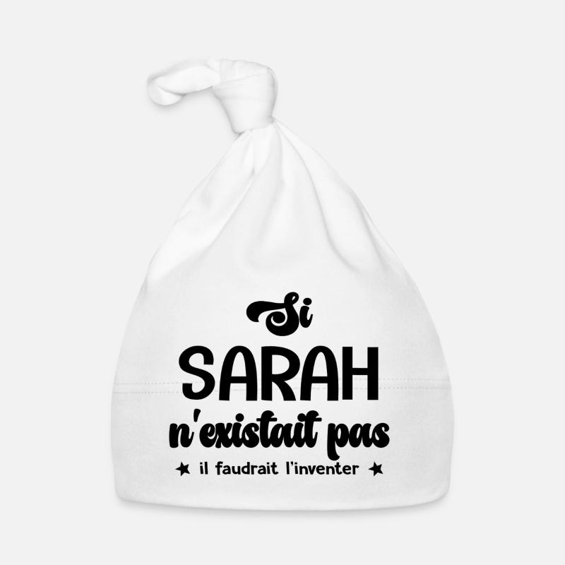 Sarah personalized gift sarah Organic Baby Cap