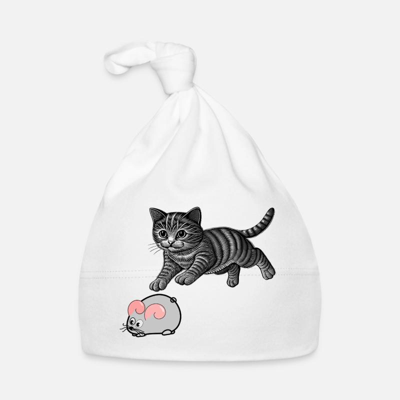 jeu du chat et de la souris Bonnet bio Bébé