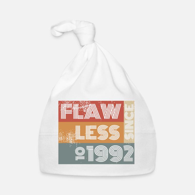33. Birthday Flawless since 10/1992 Organic Baby Cap