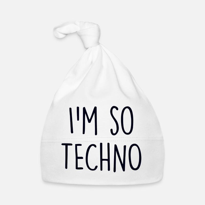Amateur de techno Bonnet bio Bébé