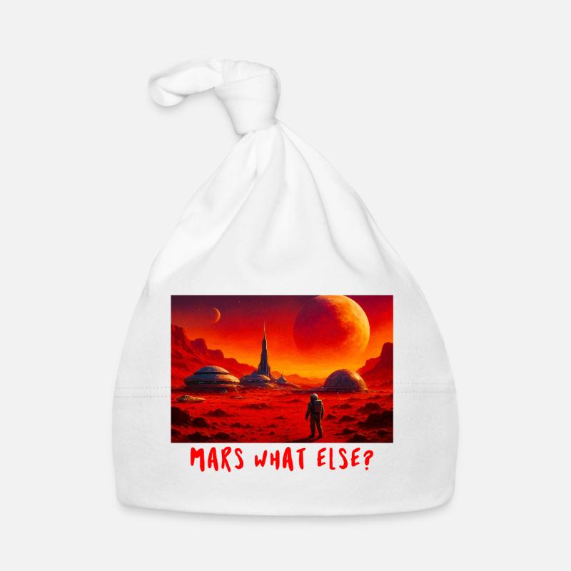 Mars Story: Red World Exploration Organic Baby Cap