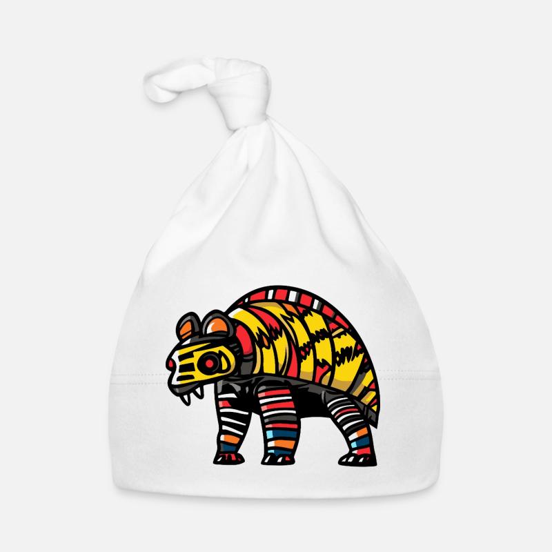 Armadillo Halloween Bande Dessinée Drôle Bonnet bio Bébé