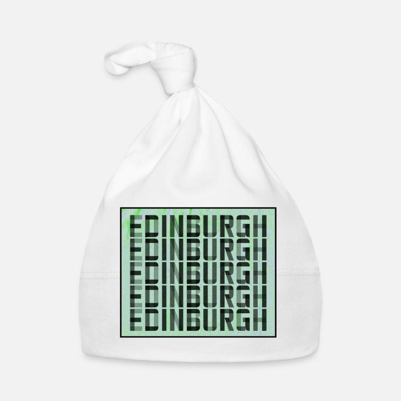 Edinburgh Grid Muster Baby Bio-Mütze