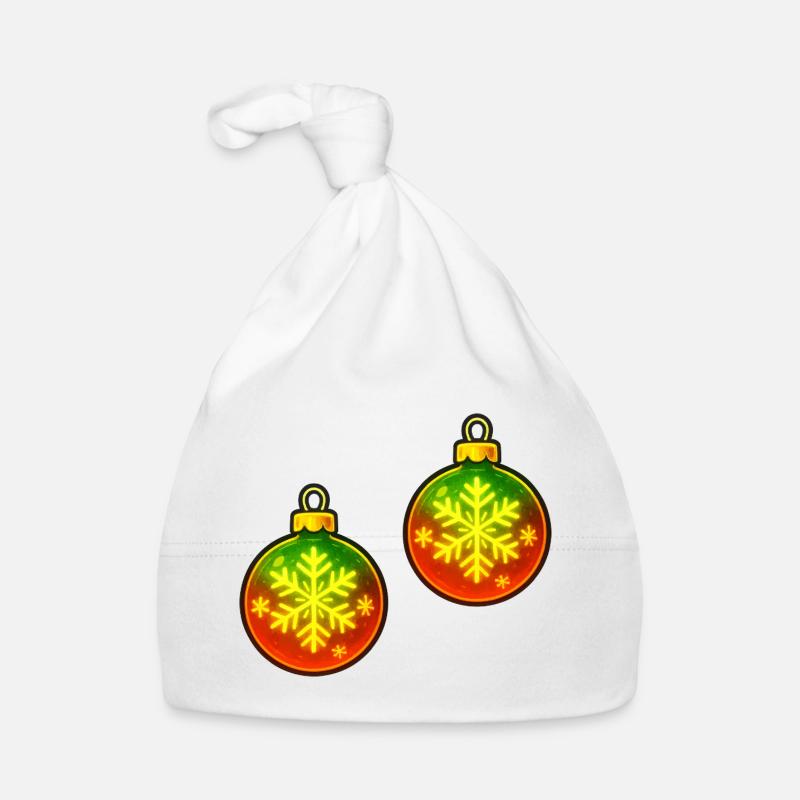 Weihnachtskugel Schneeflocke Ornament Kugel Baby Bio-Mütze