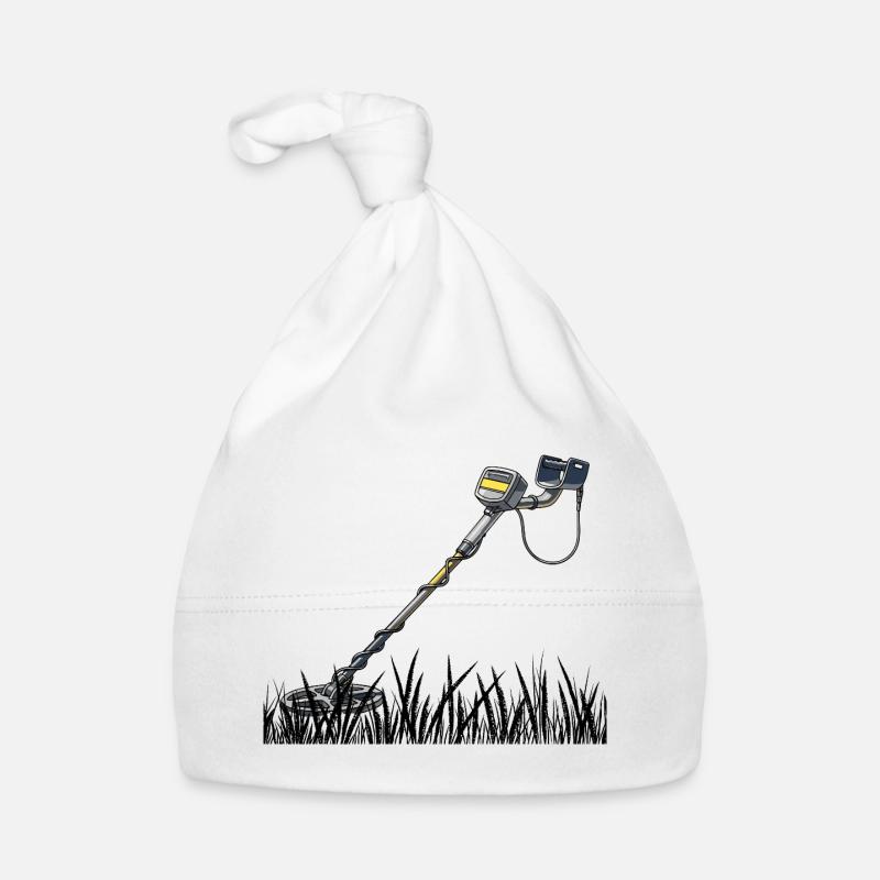 Détecteur de métaux - Bonnet bio Bébé - blanc