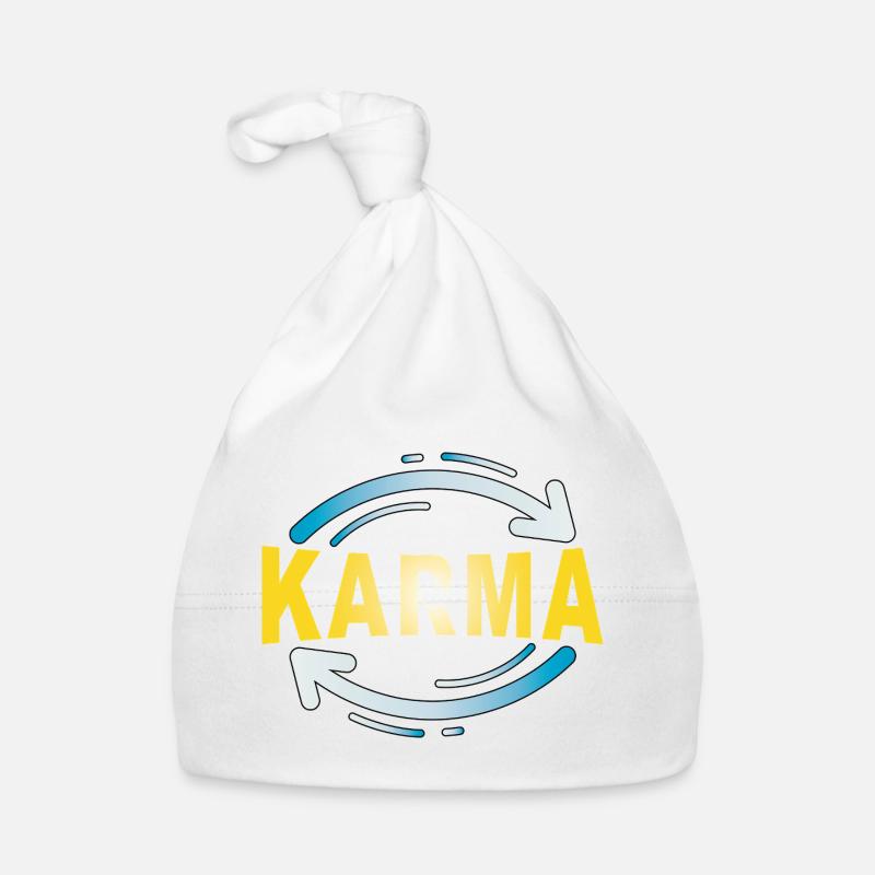 Karma - Minimalist Statement Design Organic Baby Cap