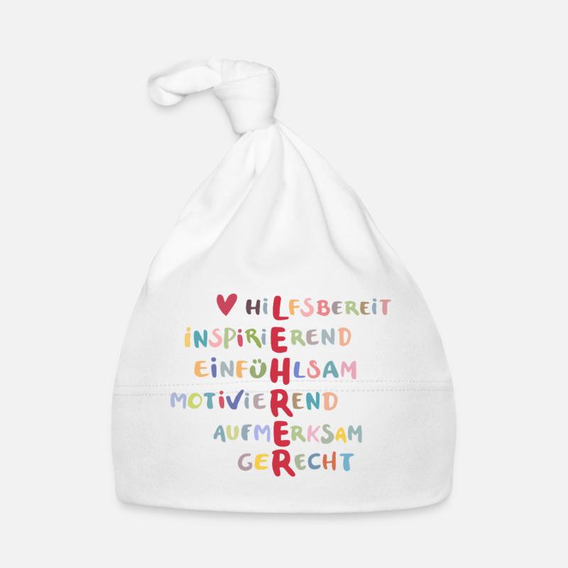 Collage de valeurs colorées – Utile - Bonnet bio Bébé - blanc