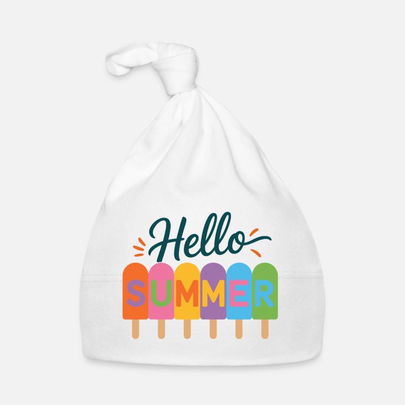 Hello Summer Organic Baby Cap