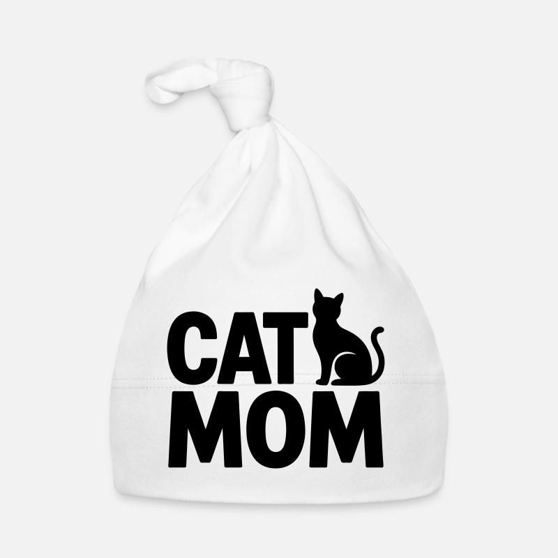 Cat Mom: Cat Mom Organic Baby Cap