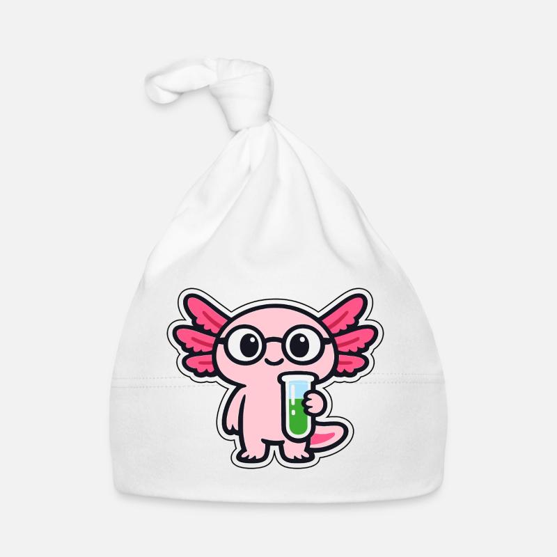 Small Labcreature with wings axolotl Organic Baby Cap