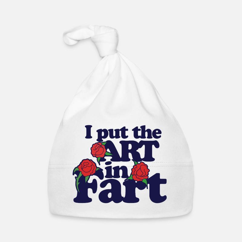 Art in Heart Roses Tee Organic Baby Cap