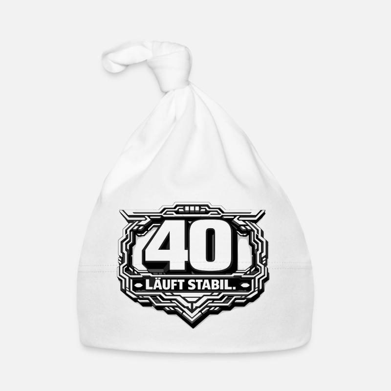 Badge des 40 Runs Bonnet bio Bébé