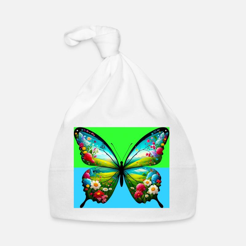 butterfly Organic Baby Cap