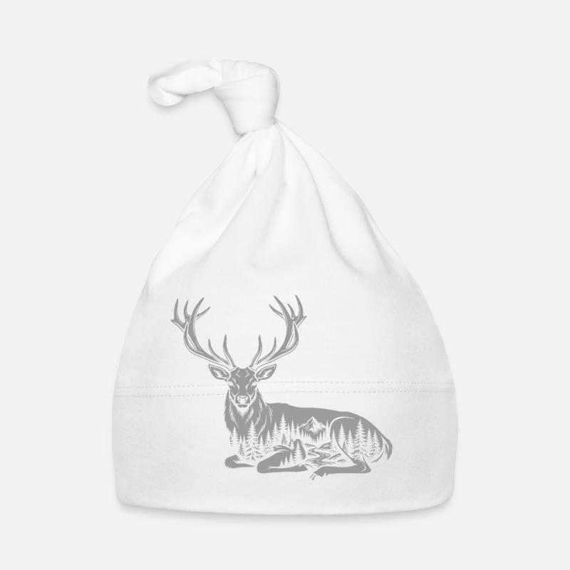 Hirsch Baby Bio-Mütze