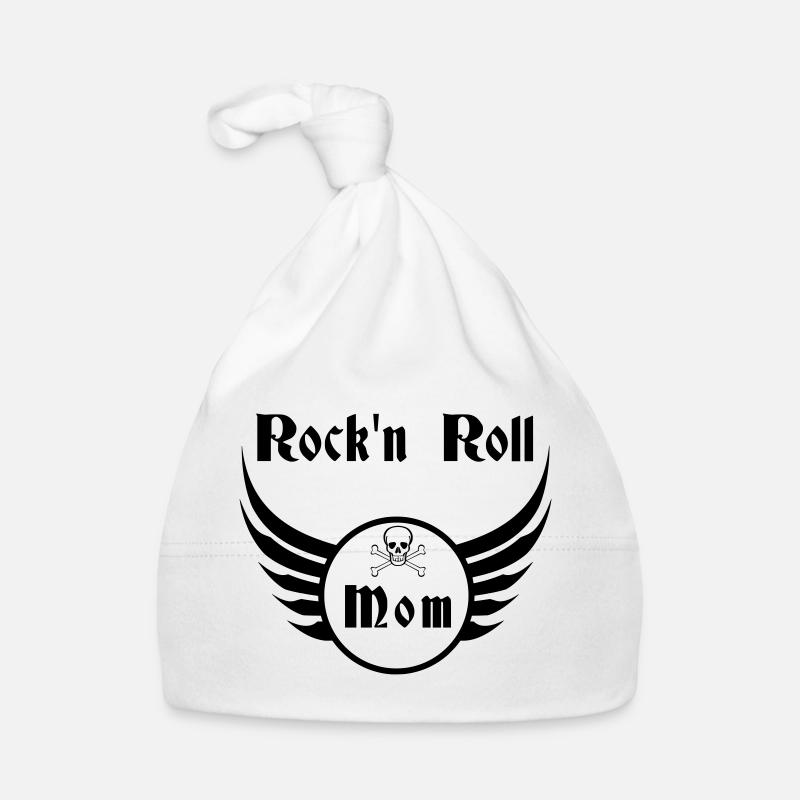 Maman Ailes de Crâne Rock and Roll Bonnet bio Bébé