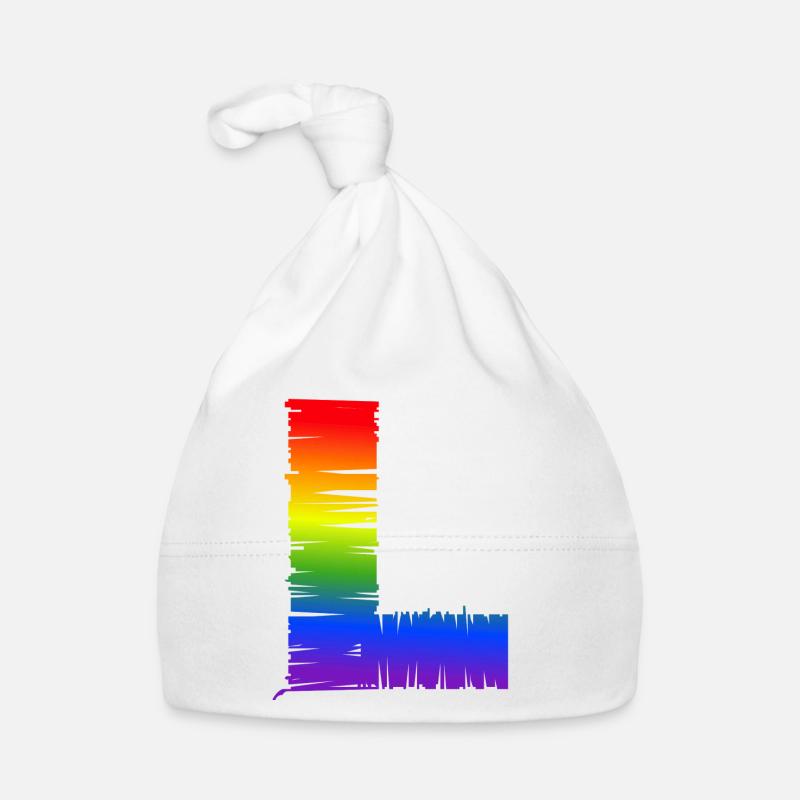 Regenbogen-L Baby Bio-Mütze