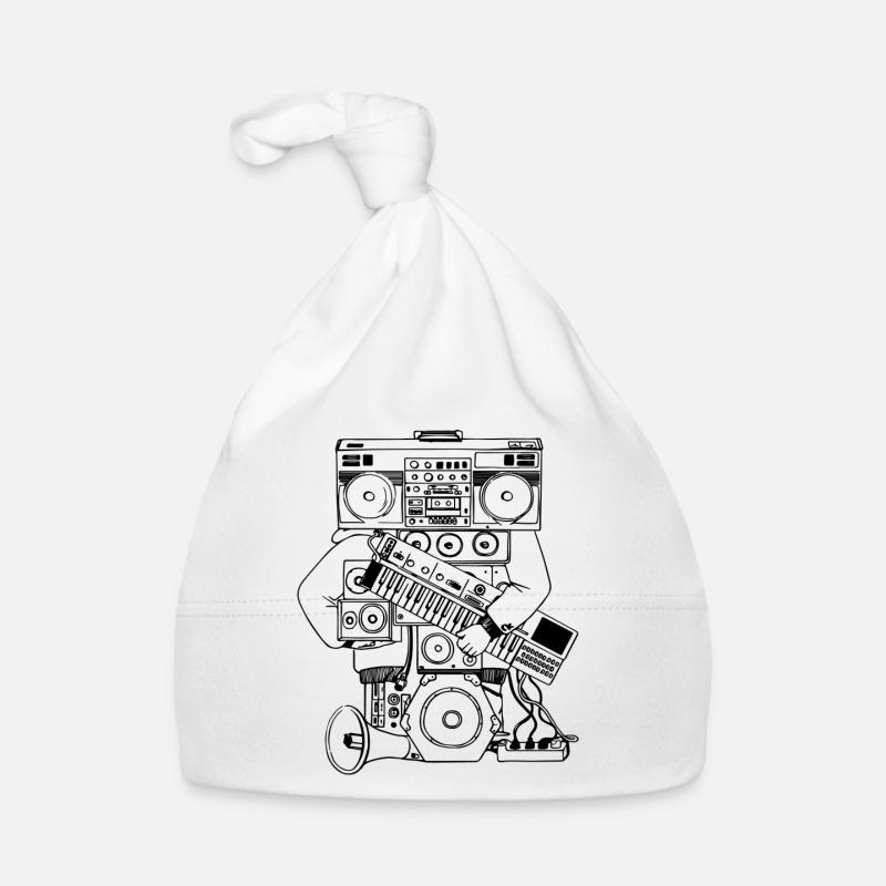 Electro uno soundsystem Cappellino ecologico per neonato