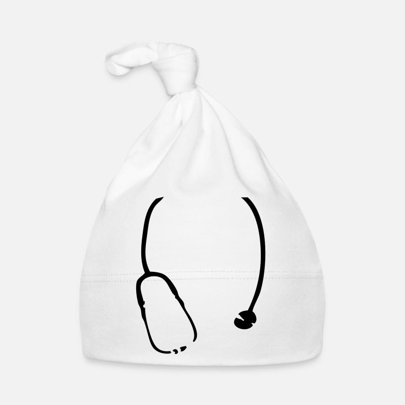 Stethoscope Organic Baby Cap