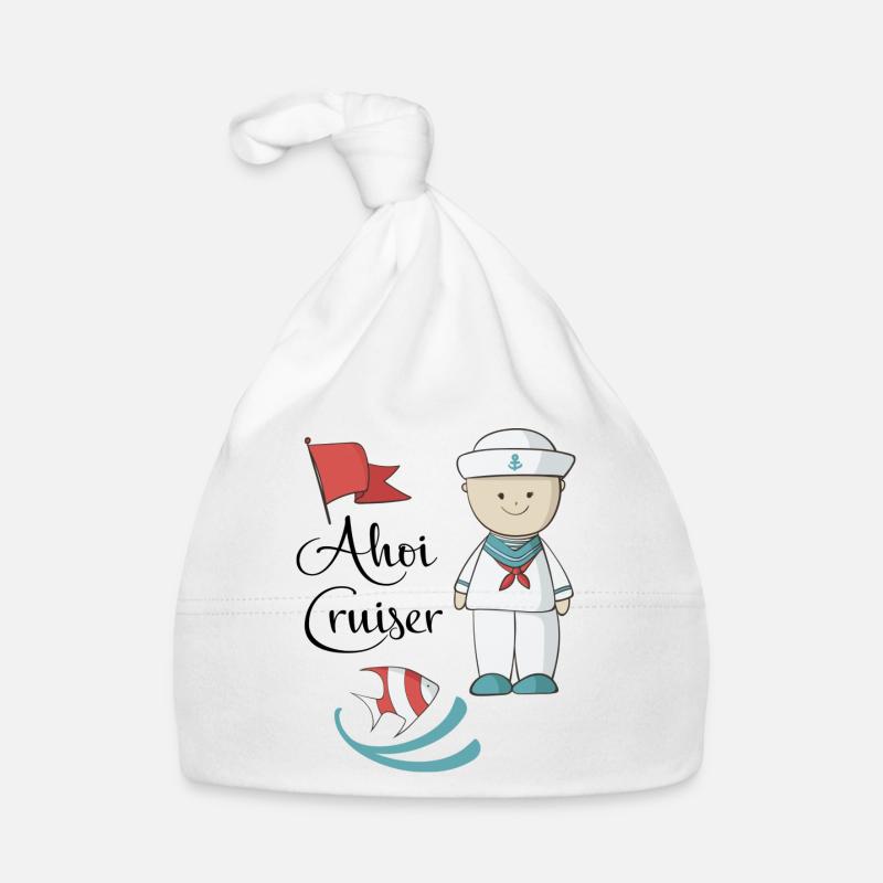 Maritime Organic Baby Cap