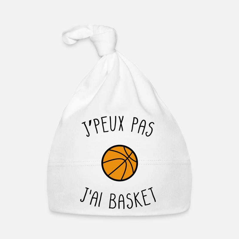basket - Bonnet bio Bébé - blanc