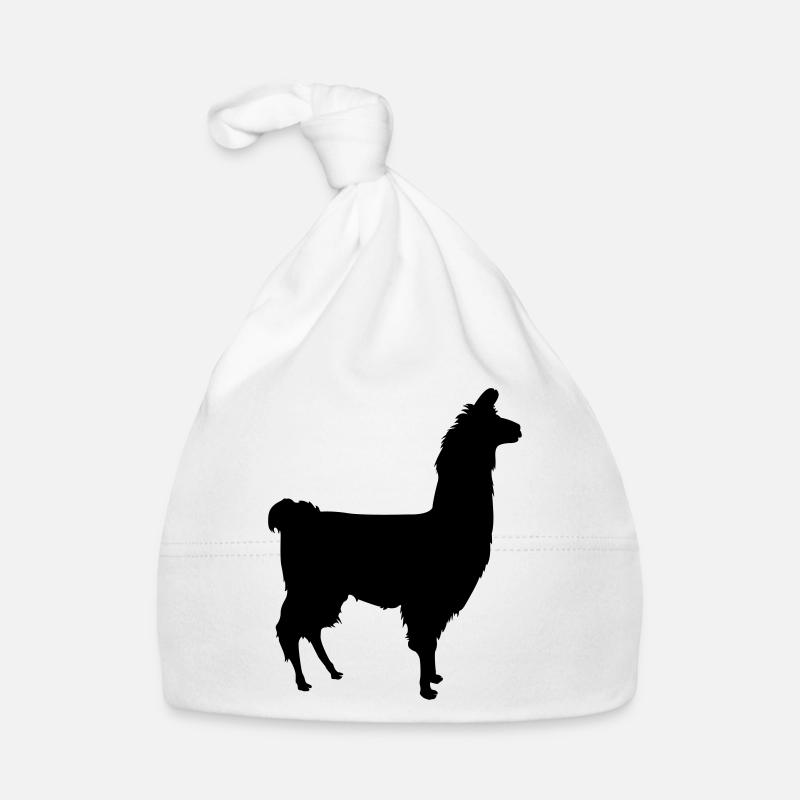 Lama Silhouette Baby Bio-Mütze