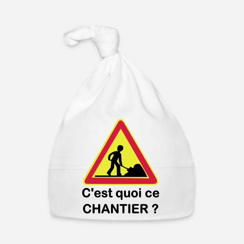 C'est quoi ce chantier ? Bonnet bio Bébé