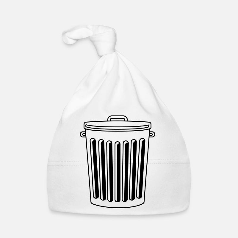 throw away bin muelltonne muelleimer muell dirt Organic Baby Cap